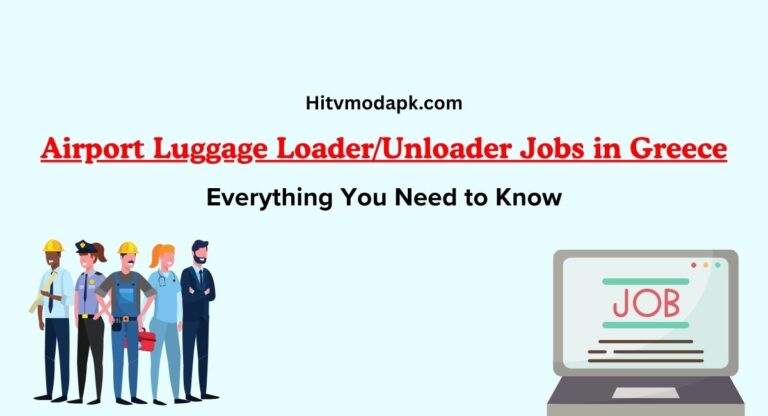 Airport Luggage Loader/Unloader Jobs in Greece – Everything You Need to Know
