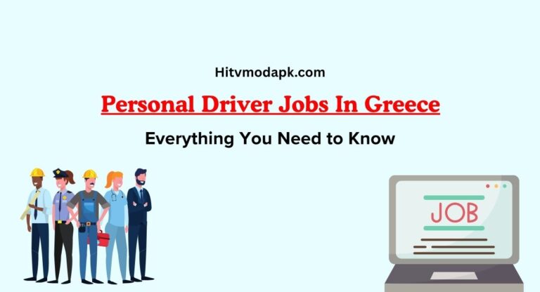 Personal Driver Jobs In Greece – Everything You Need to Know